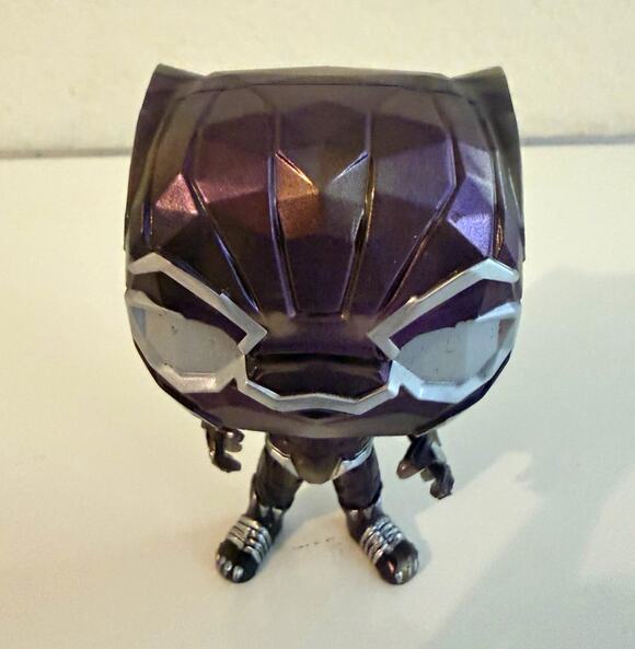Funko Other - Funko Pop! Vinyl Marvel Black Panther Metallic Vinyl Figure Superheroes, No Box
